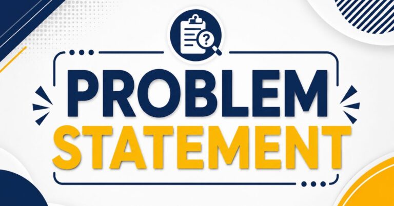 how to write a strong problem statement