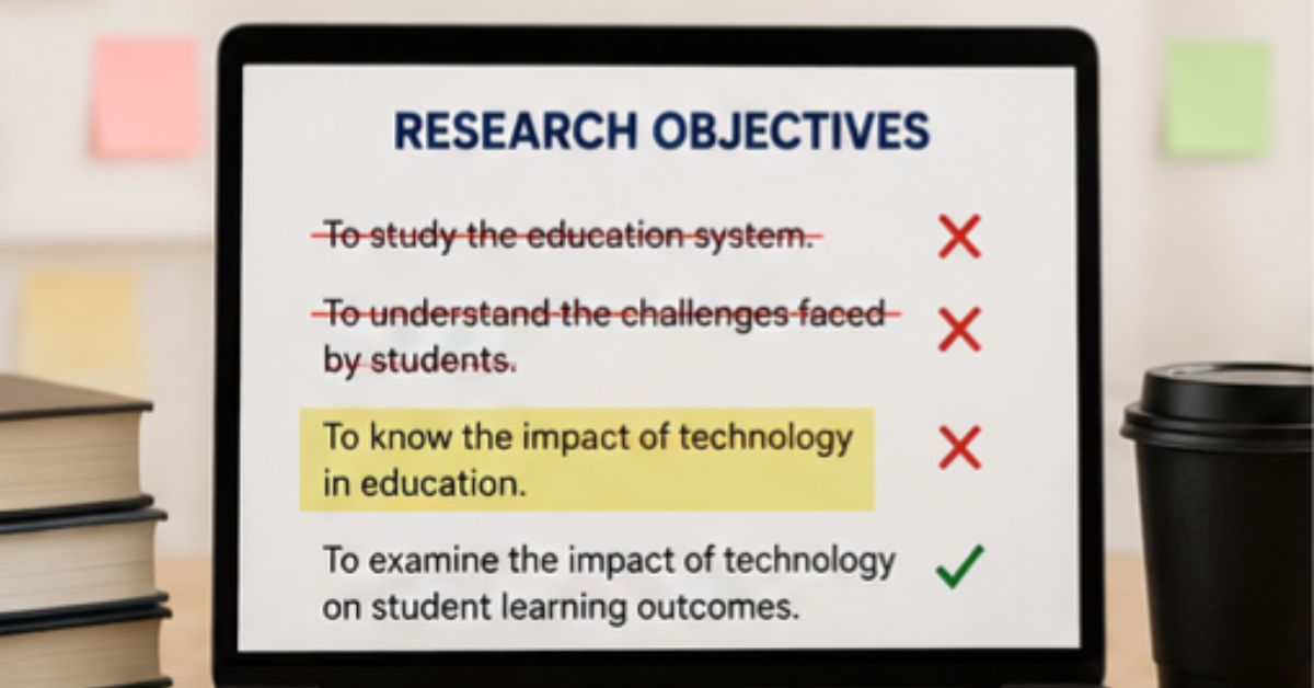 Read more about the article Common Mistakes When Writing Research Objectives